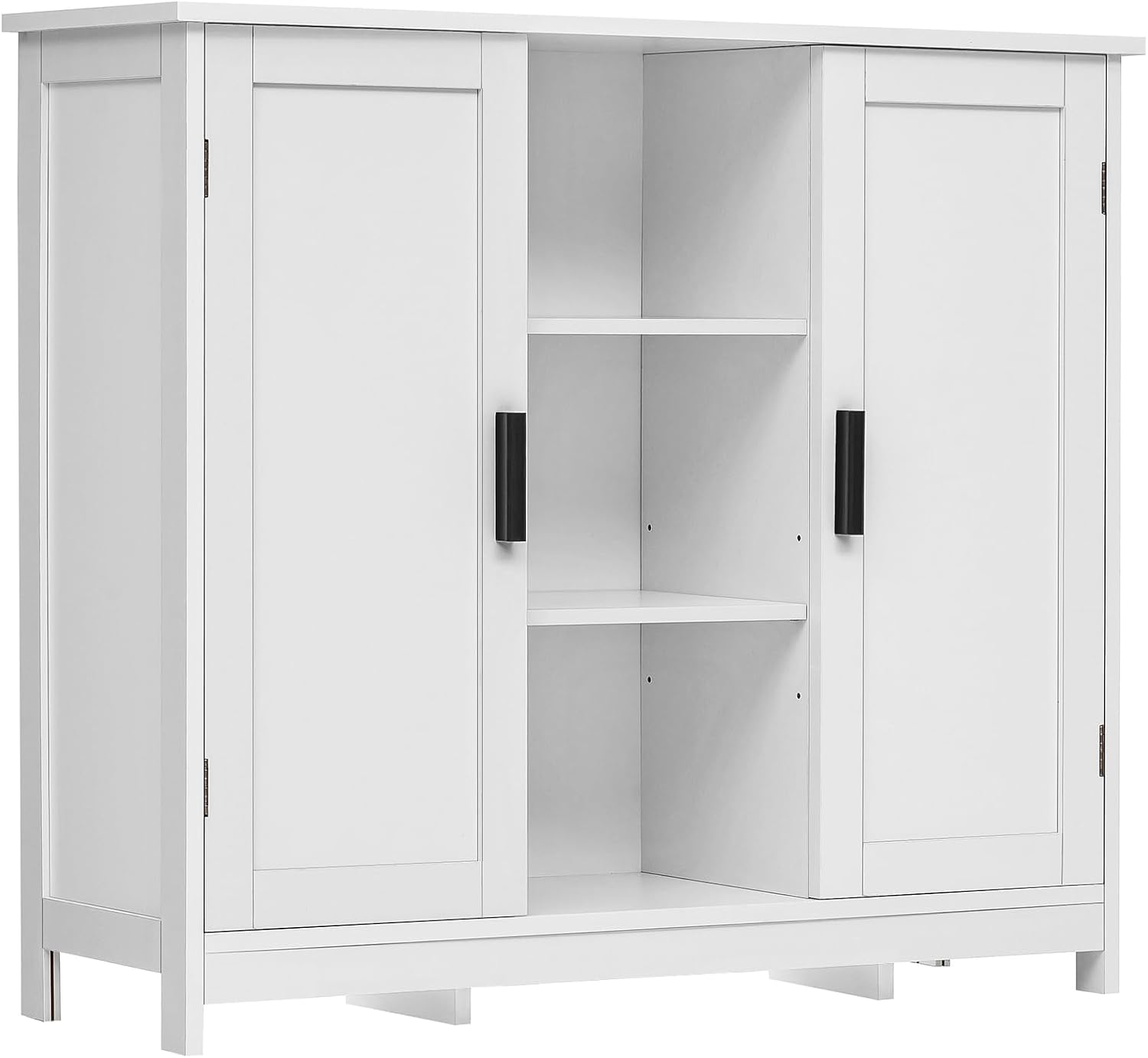 Credenza Office Storage - Mobile contenitore con ante, scaffali portaoggetti,