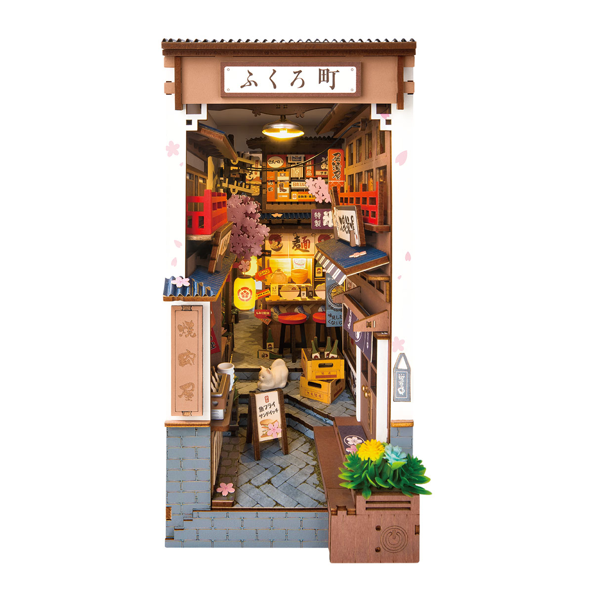 Office Furniture Brand - Robotime Rolife Sakura Wine Alley Kit