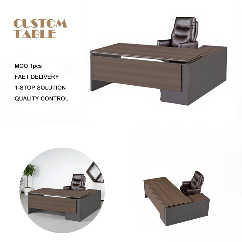 Office Furniture Luxury - Scrivania Direzionale Moderna Minimalista di Lusso,