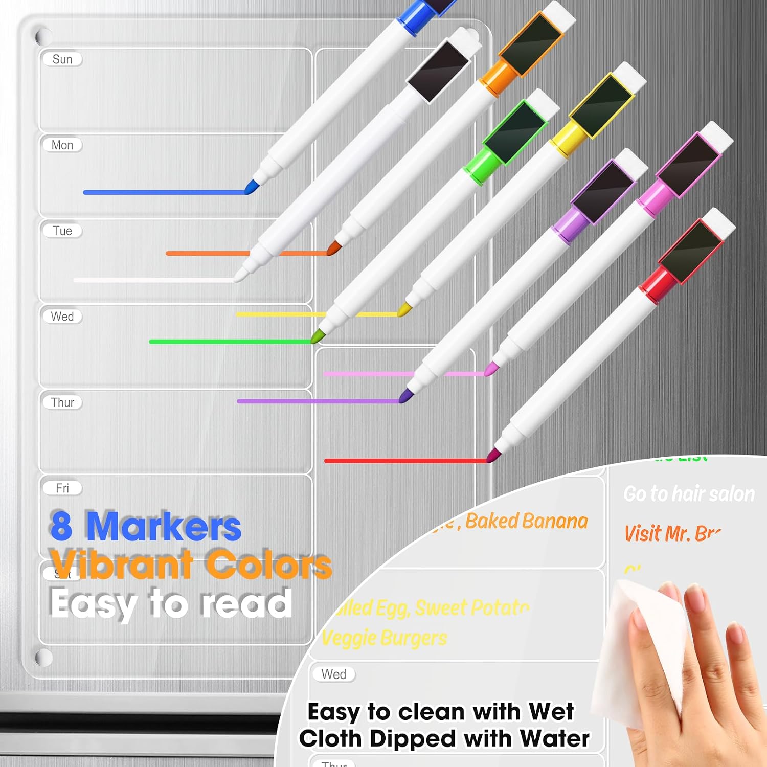 Lavagna magnetica trasparente  - Dry Erase Weekly recensione e prezzo