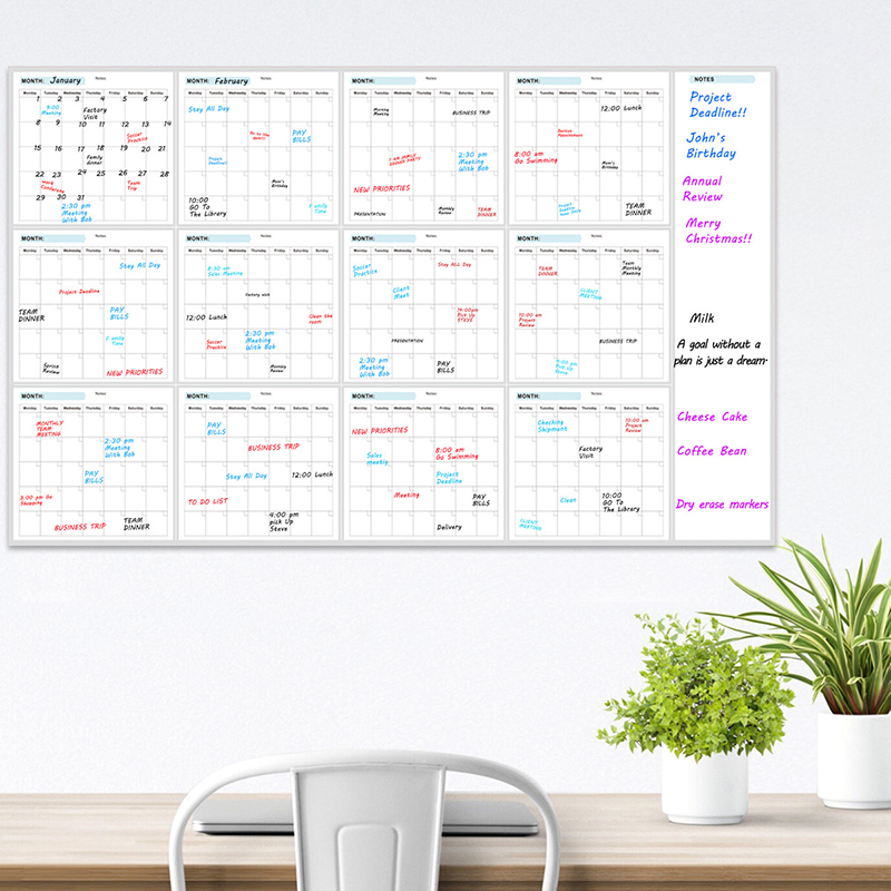 Calendario Planner Mensile e S - Dry Erase Weekly recensione e prezzo
