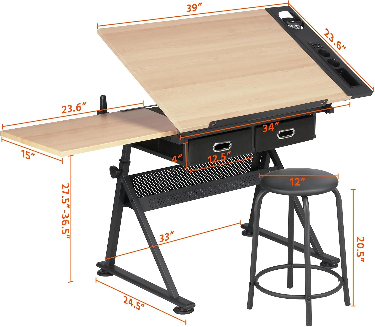 Tavolo da Disegno Regolabile c - Office Furniture And Desks recensione e prezzo