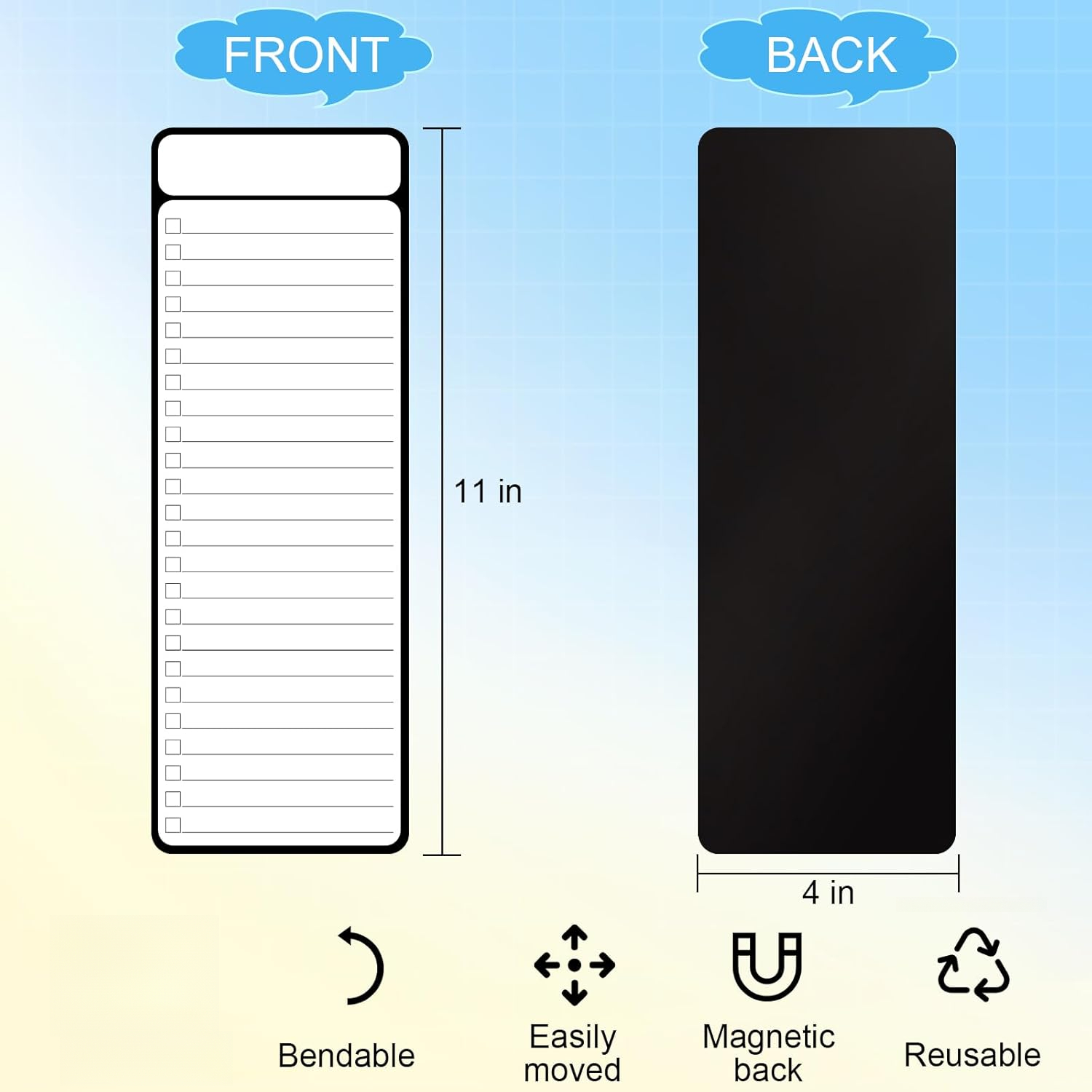 Lavagna magnetica da 7 pezzi,  - Dry Erase Weekly recensione e prezzo