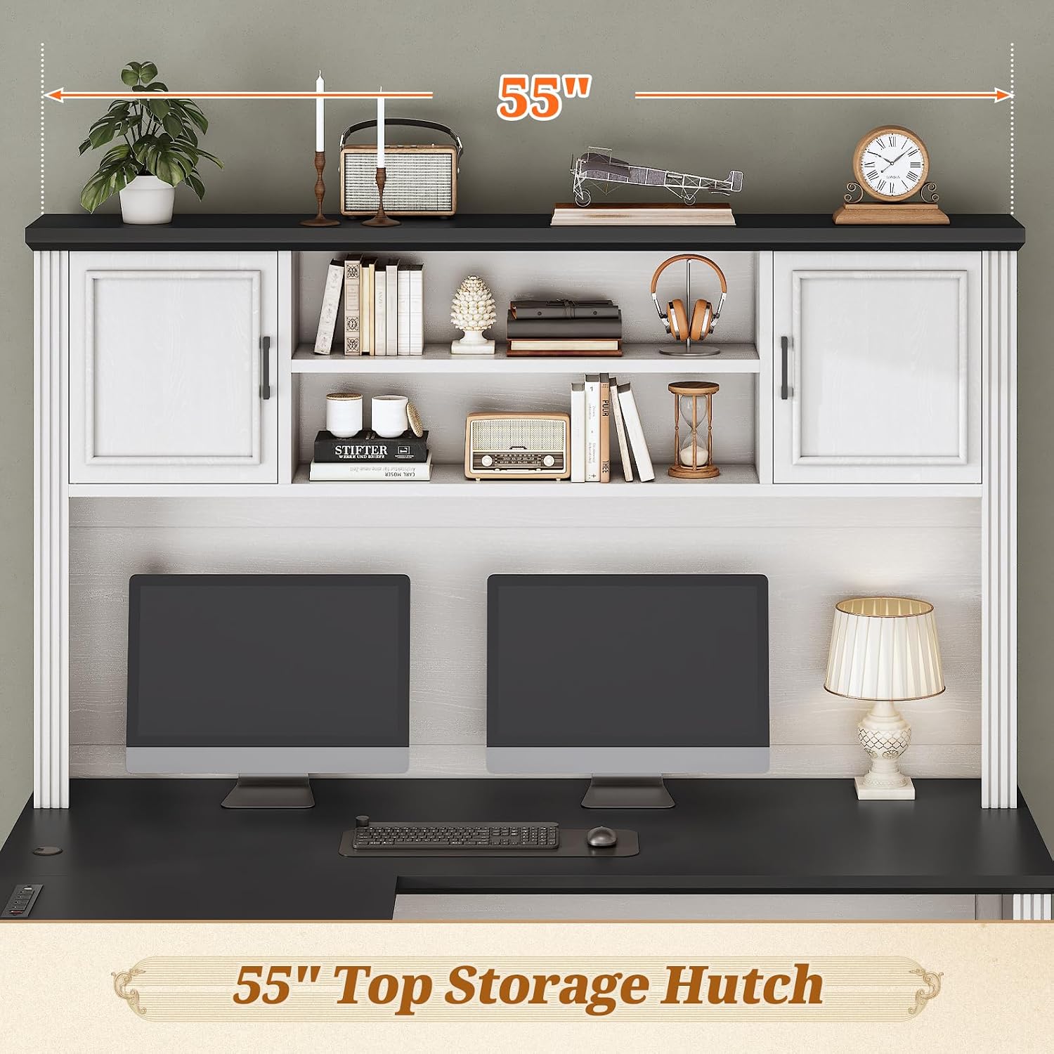Scrivania a L con ripiano supe - Office Furniture Outlet recensione e prezzo