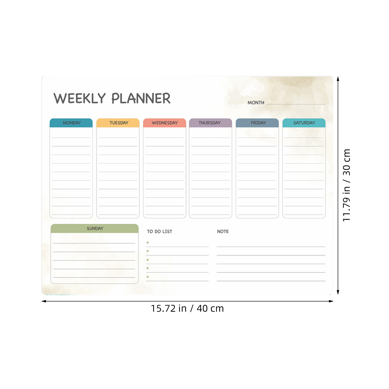 Calendario Settimanale per Fri - Dry Erase Weekly recensione e prezzo