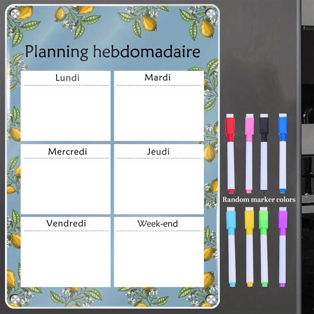 Calendario magnetico settimana - Dry Erase Weekly recensione e prezzo