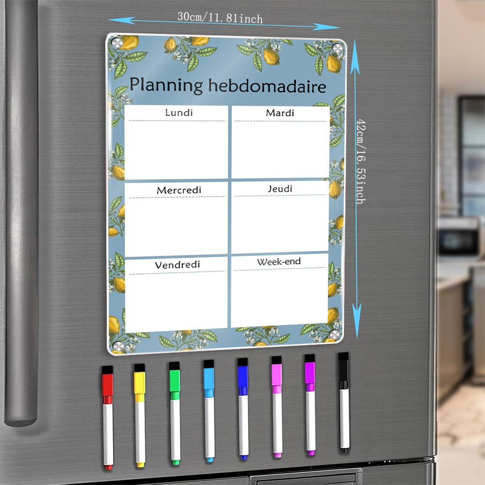 Calendario magnetico settimana - Dry Erase Weekly recensione e prezzo