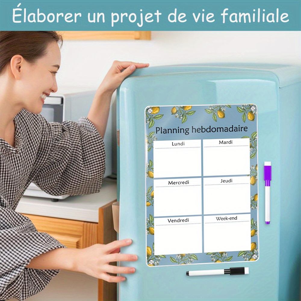 Calendario magnetico settimana - Dry Erase Weekly recensione e prezzo