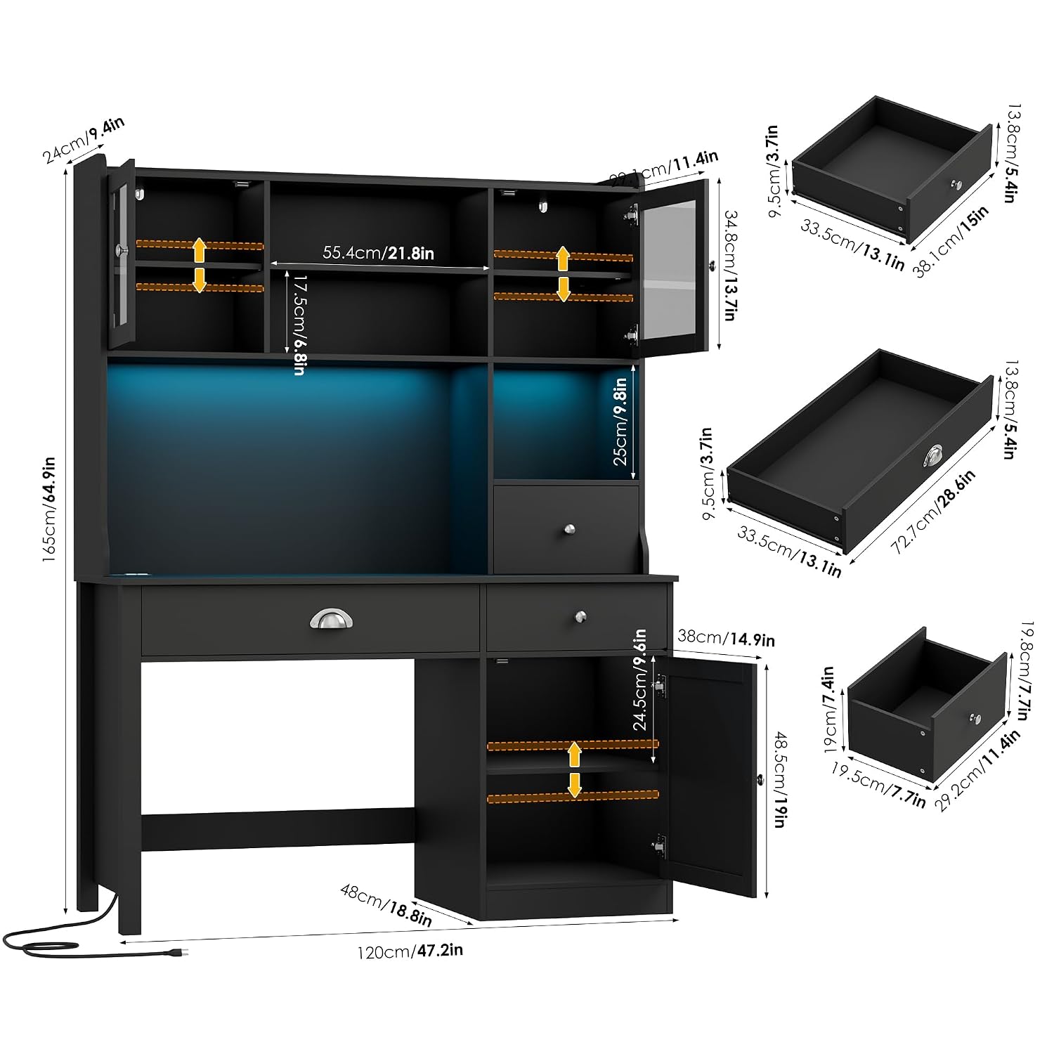 Scrivania per Computer da 65