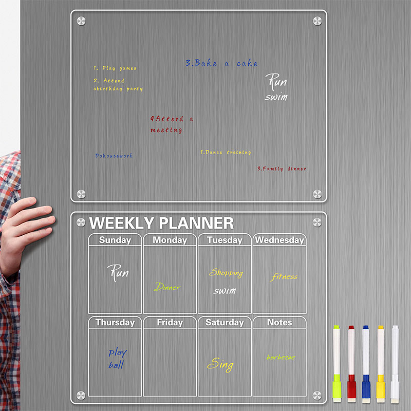 1 Pezzo Lavagna Magnetica Tras - Dry Erase Weekly recensione e prezzo
