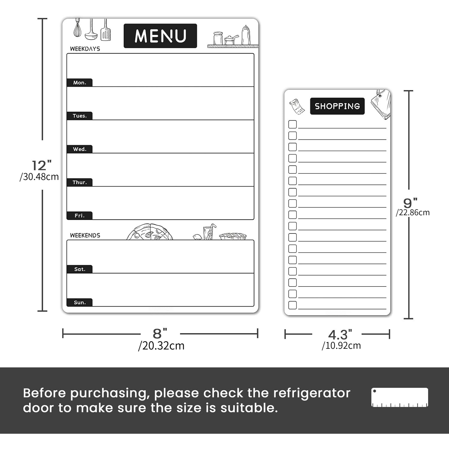 Lavagna Magnetica Cancellabile - Dry Erase Weekly recensione e prezzo