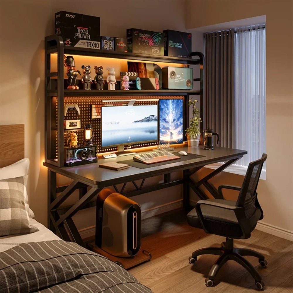Scrivania da Gaming con Librer - Office Furniture For Small Spaces recensione e prezzo