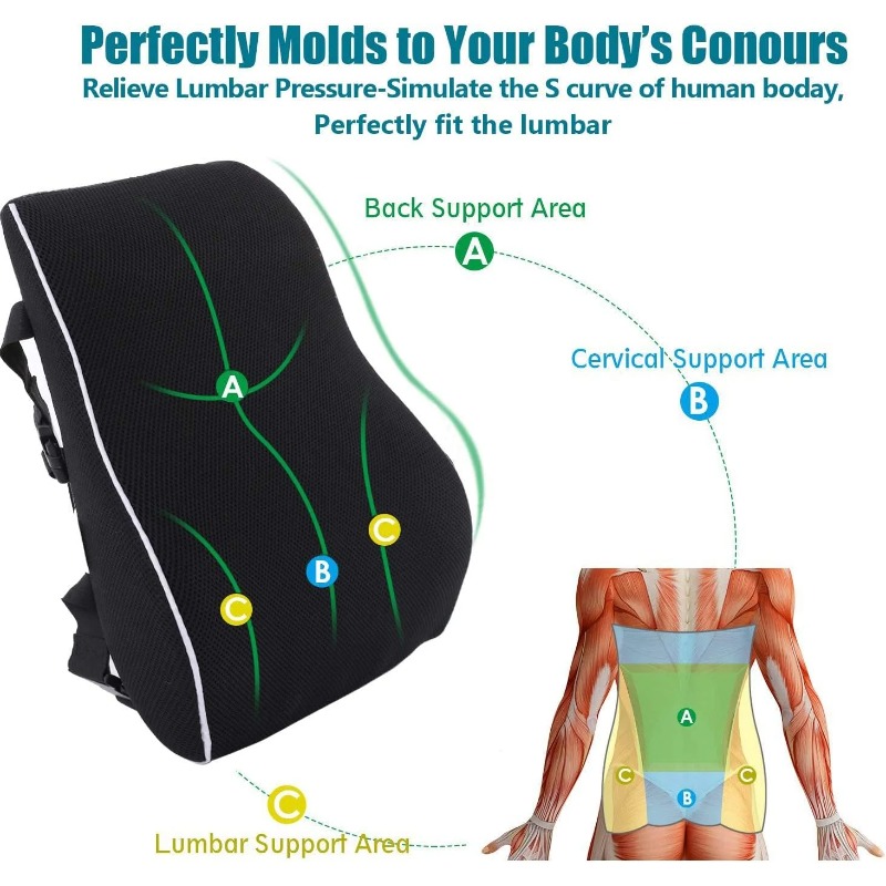 Cuscino di Supporto Lombare in - Office Furniture Heaven recensione e prezzo