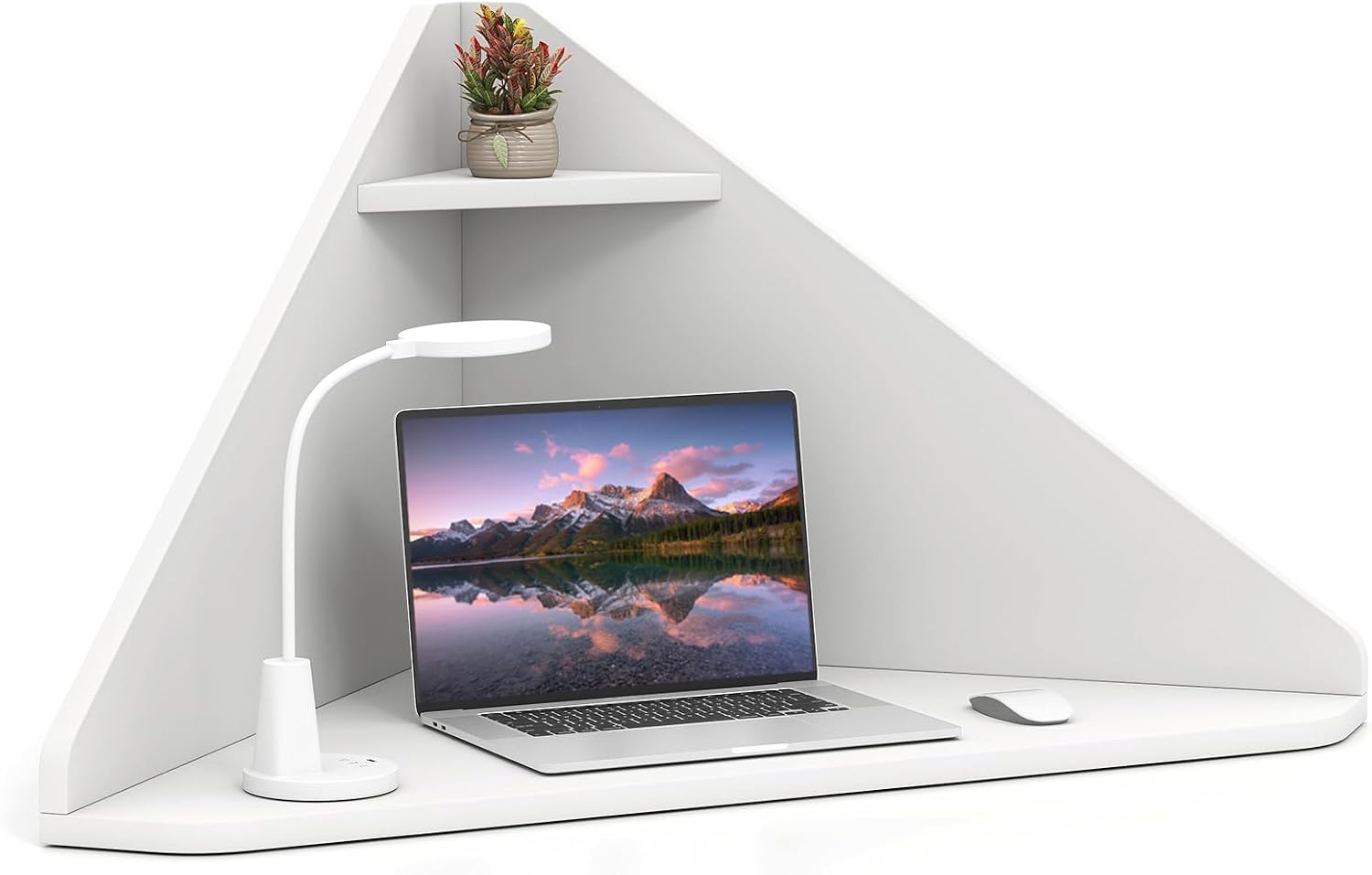 Scrivania Angolare Sospesa a P - Office Furniture For Small Spaces recensione e prezzo