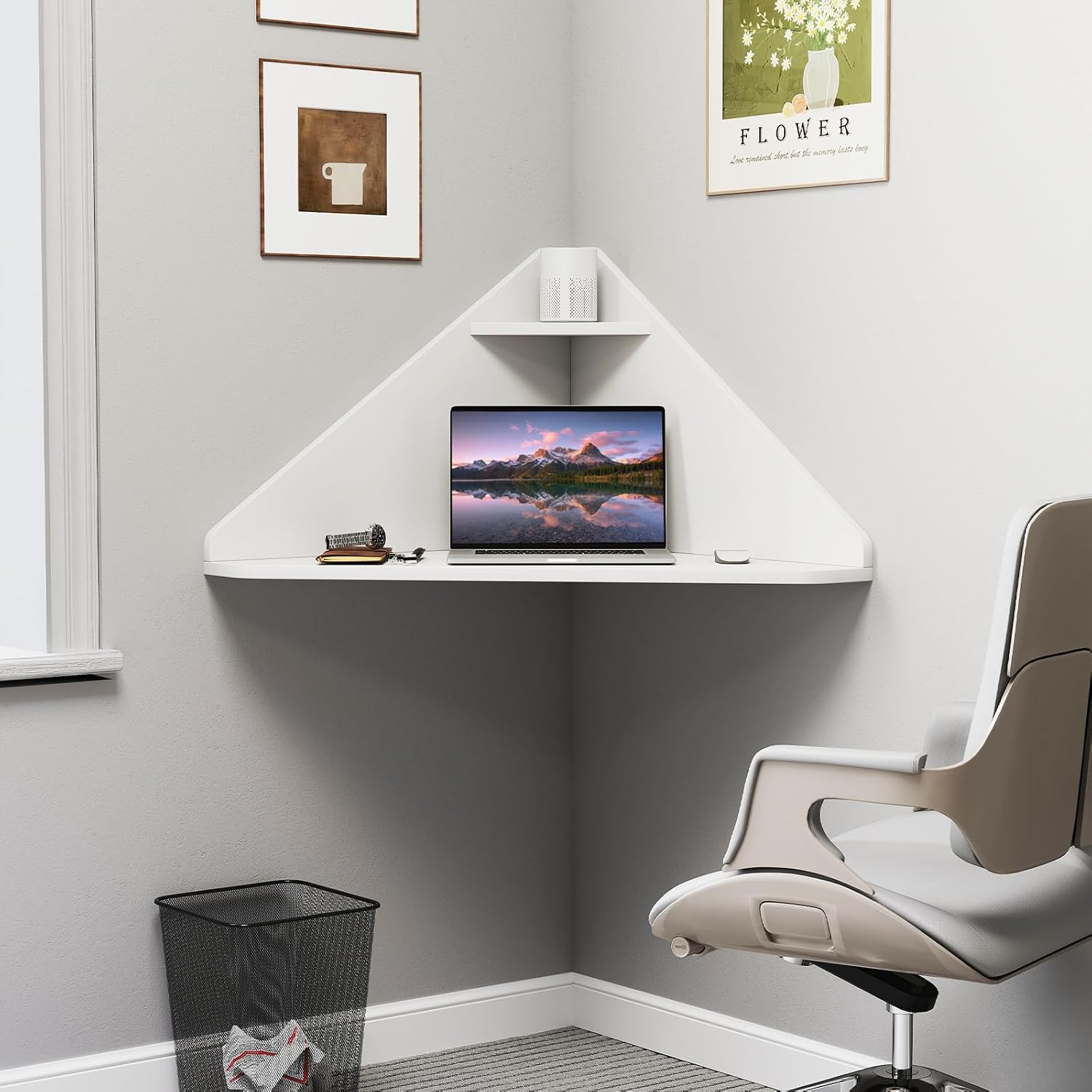 Scrivania Angolare Sospesa a P - Office Furniture For Small Spaces recensione e prezzo