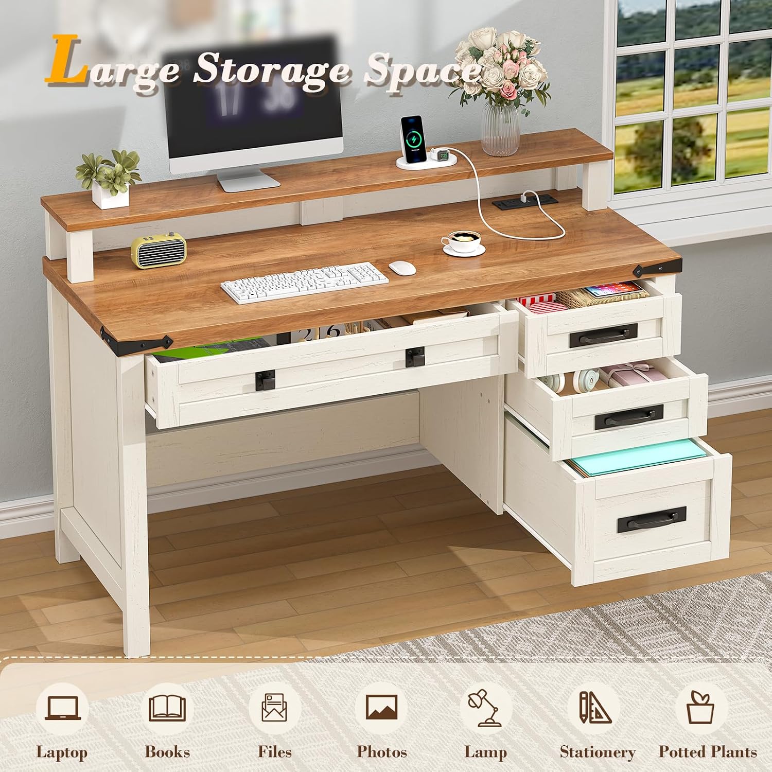 Scrivania per Computer in Stil - Office Furniture Outlet recensione e prezzo