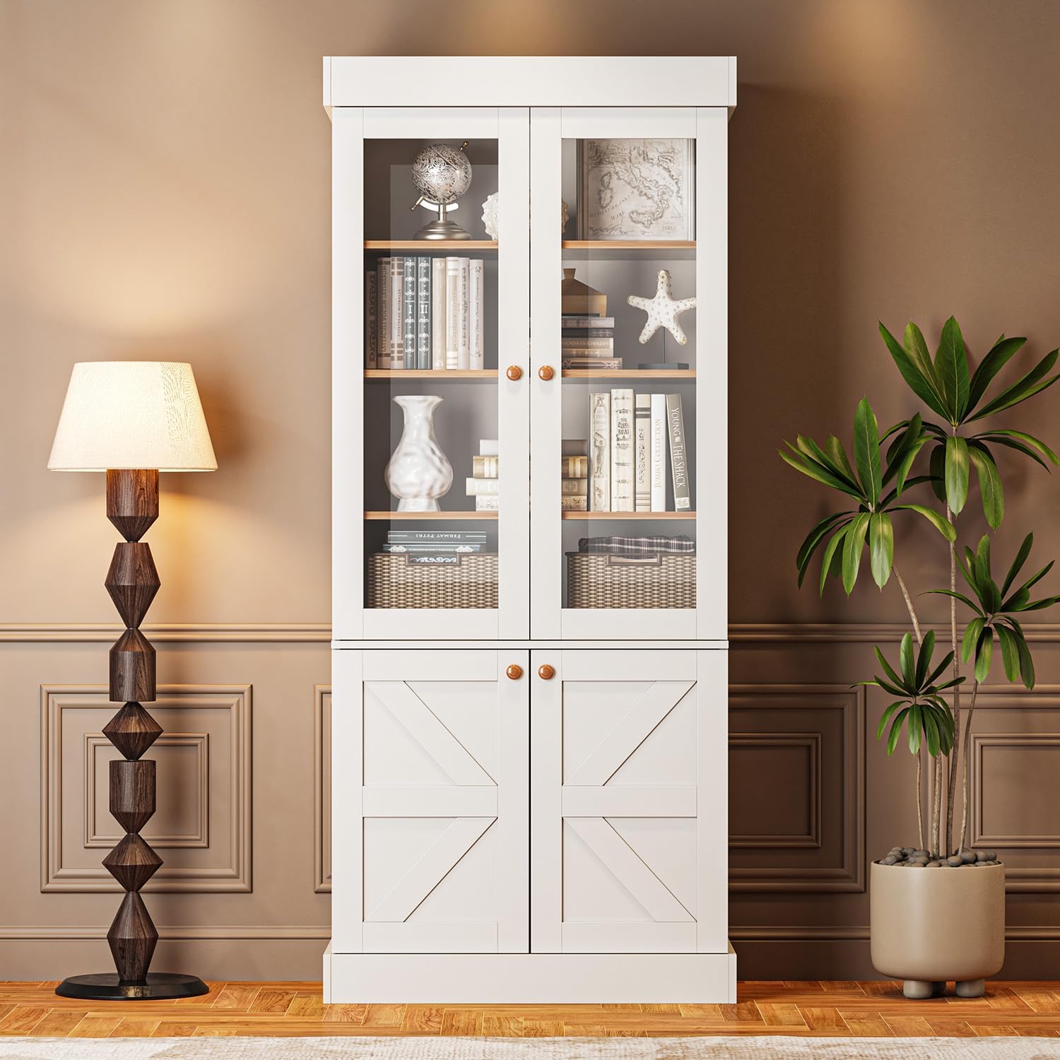 Libreria Alta in Stile Farmhou - Credenza Office Storage recensione e prezzo