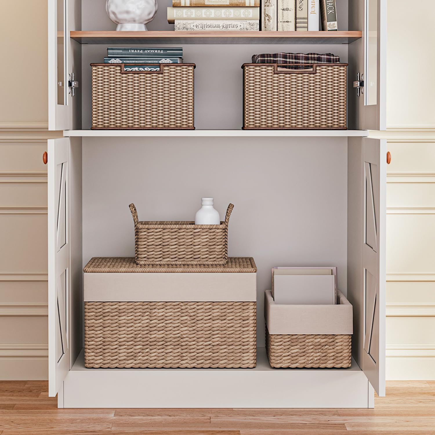 Libreria Alta in Stile Farmhou - Credenza Office Storage recensione e prezzo