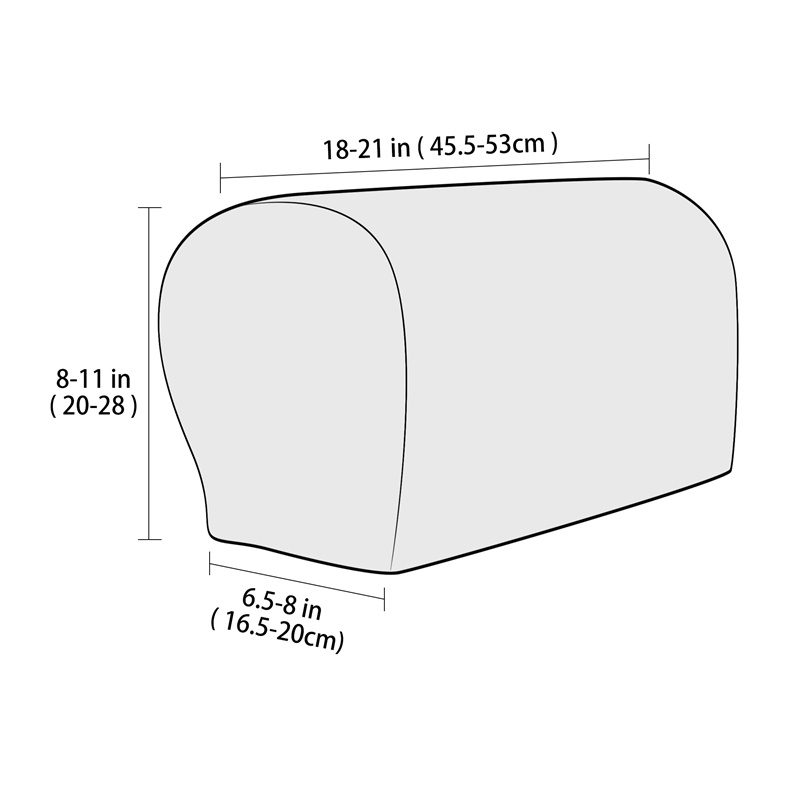 Set di 2 Copribraccioli in Vel - Office Furniture Dimensions recensione e prezzo